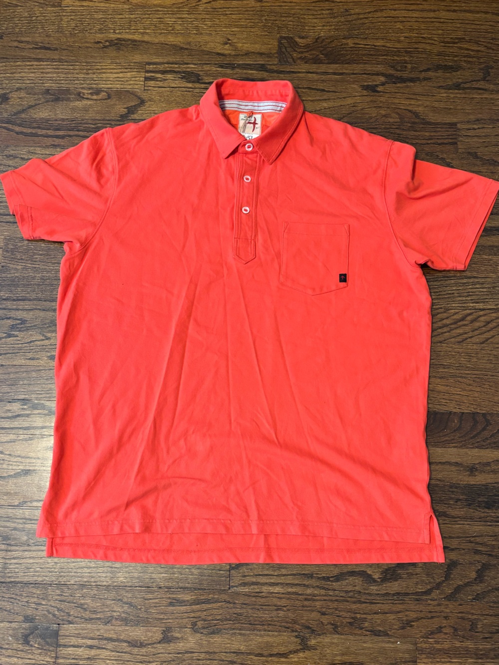 Relwen Pique Slot Polo Coral Short Sleeve XXL DadCore
